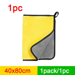 SEAMETAL 160x60CM Car Microfiber Towel Super Absorbent Car Cleaning Detailing Cloth Dryi detail view