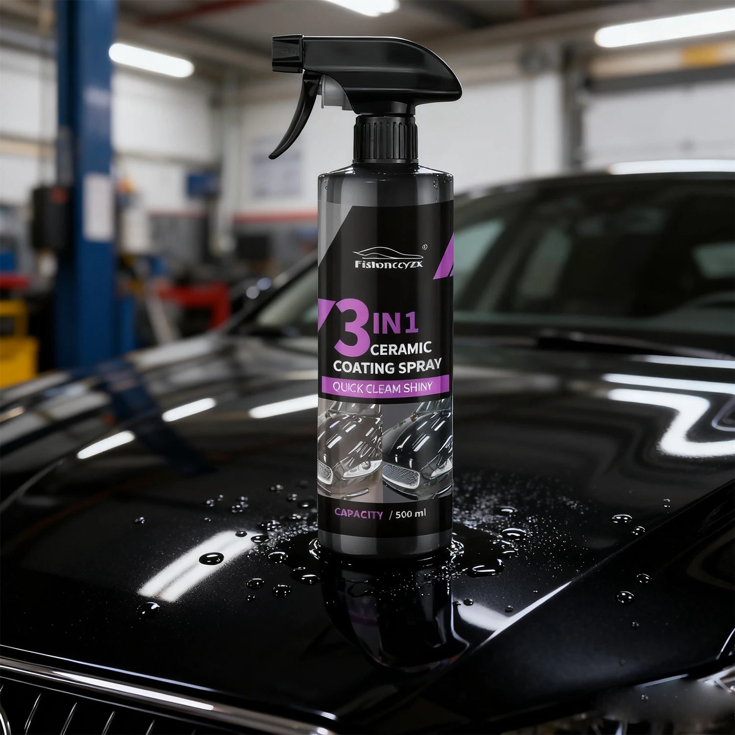 3 in 1 Car Ceramic Liquid Coating Spray Nano Crystal Hydrophobic Layer Polishing Agent H detail view