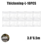 Disposable Transparent Car Cover | Dustproof Rainproof PE Film Protection detail view