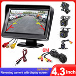 Easy Installation 4.3Inch or Rear View Camera Monitor Screen Reversing Camera for Car Parking Parkin