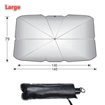 Foldable Car Windshield Sun Shade Umbrella alternate view