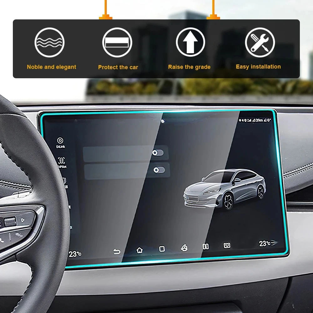 TPU Film For BYD Seal 2023-2025 Center Console Transparent TPU Protective Film TPU Interior Screen Protector Interior Film TPU