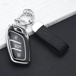 Soft TPU Car Key Case Cover Fob For MG ZS EV MG4 HS EHS MG5 MG6 MG3 MG7 GT ZX For Roe alternate view