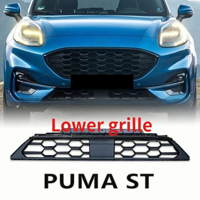 For Ford PUMA ST Line 2019-2024 Front Bumper Grille | Gloss Black ABS Fog Lamp Frame alternate view