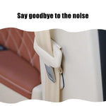 Magnetic Car Seat Belt Holder Clip Leather Seatbelt Stopper close-up view