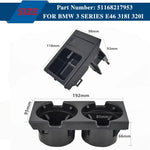 BMW E46 Center Console Cup Holder & Coin Tray | 51168217953 Replacement detail view