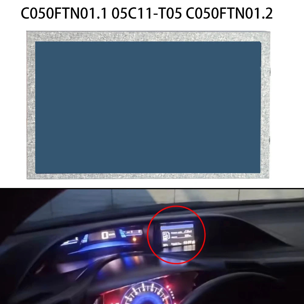 5.0 Inch LCD Display Screen for Honda Civic 2015 Dashboard Replacement | C050FTN01.1 C050FTN01.2