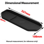 For Kia EV9 MV 2024-2025 Behind Screen Storage Box Dashboard Organizer Hidden Tissue Hol detail view