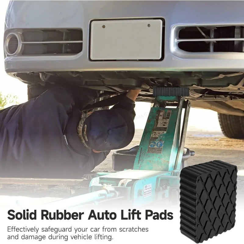 Jack Pad Support Shock-Absorbing Car Lift Rubber Blocker Jack Pad For Car Jacks Lifti alternate view