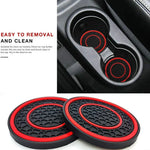 Anti Slip Car Cup Holder Coaster 2-Piece
