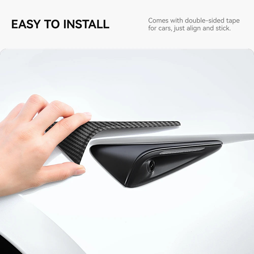 YZ for Tesla Model 3 Y Highland Juniper 2025 Side Camera Cover Lens Protector | ABS C lifestyle view