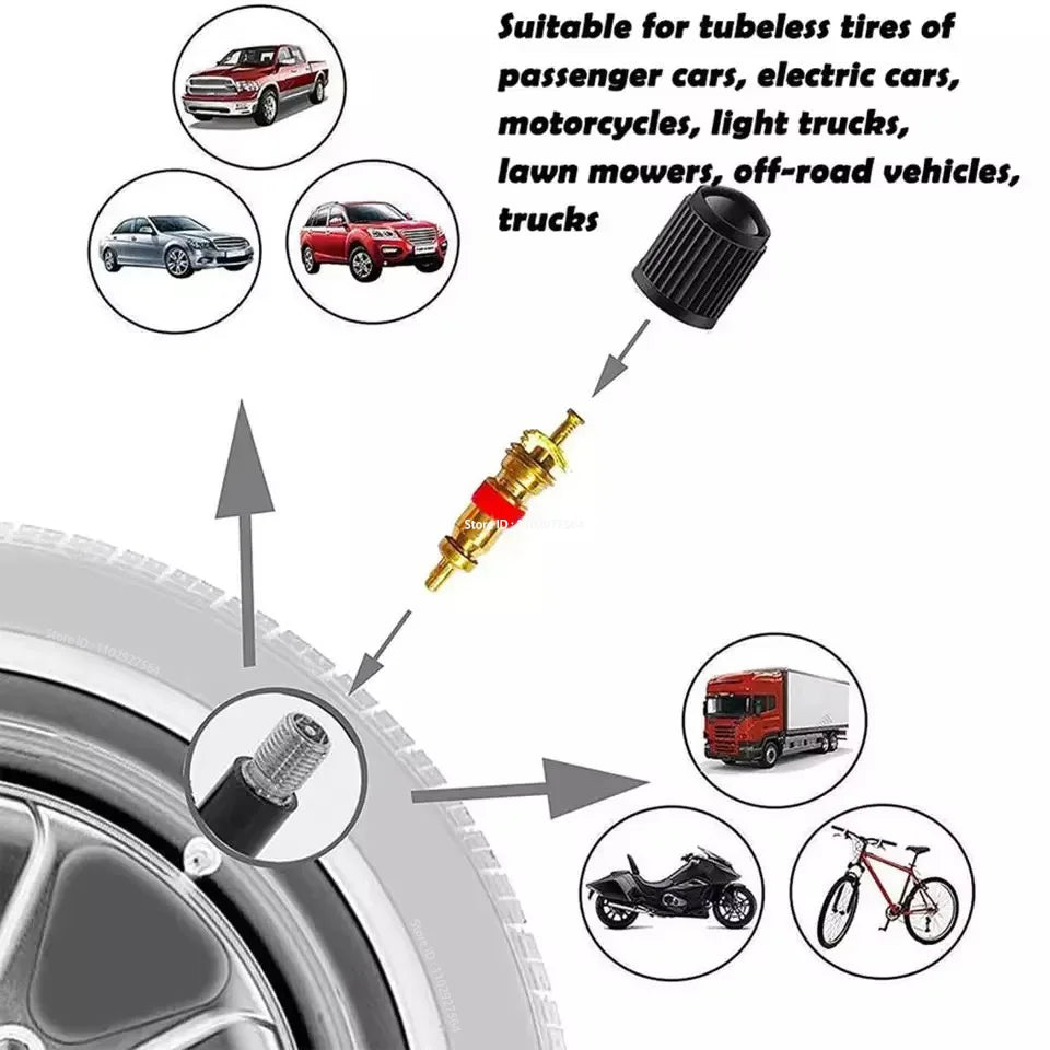 Car Bicycle Slotted Handle Tire Valve Stem Core Remover Screwdriver Tire Repair Insta lifestyle view