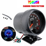 3.75'' 12V Tachometer RPM Gauge 0-8000 RPM | Universal Car Tach with Shift Light