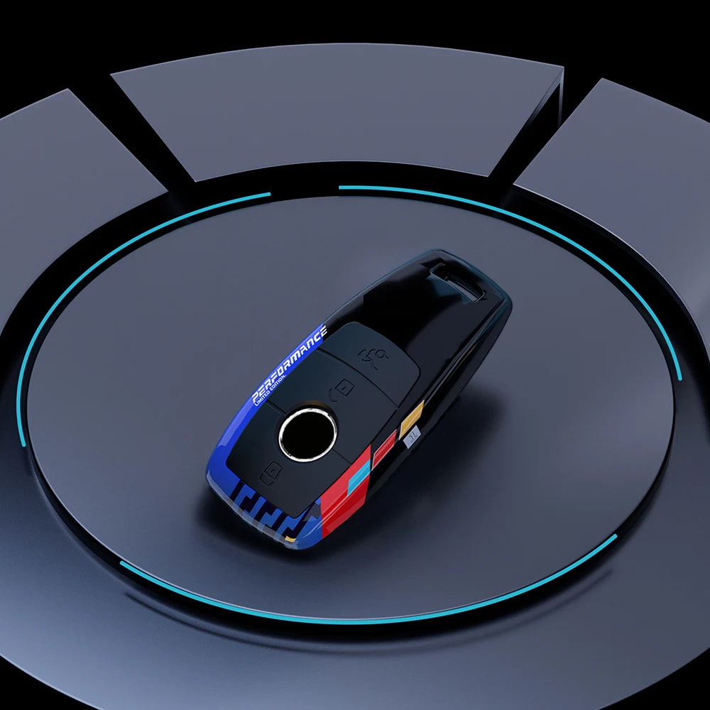 Fashion Car Remote Key Case Cover For Mercedes Benz A C E S G Class GLC CLE CLA GLB GLS W177 W205 W213 W222 X167 AMG