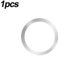 2024 Stainless Steel Universal Magnetic Metal Plate Ring For Magsafe Wireless Charger close-up view