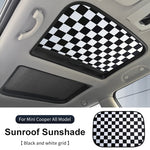 Mini Cooper Sunroof Sunshade Cover | UV Protection Heat Shield Foldable lifestyle view