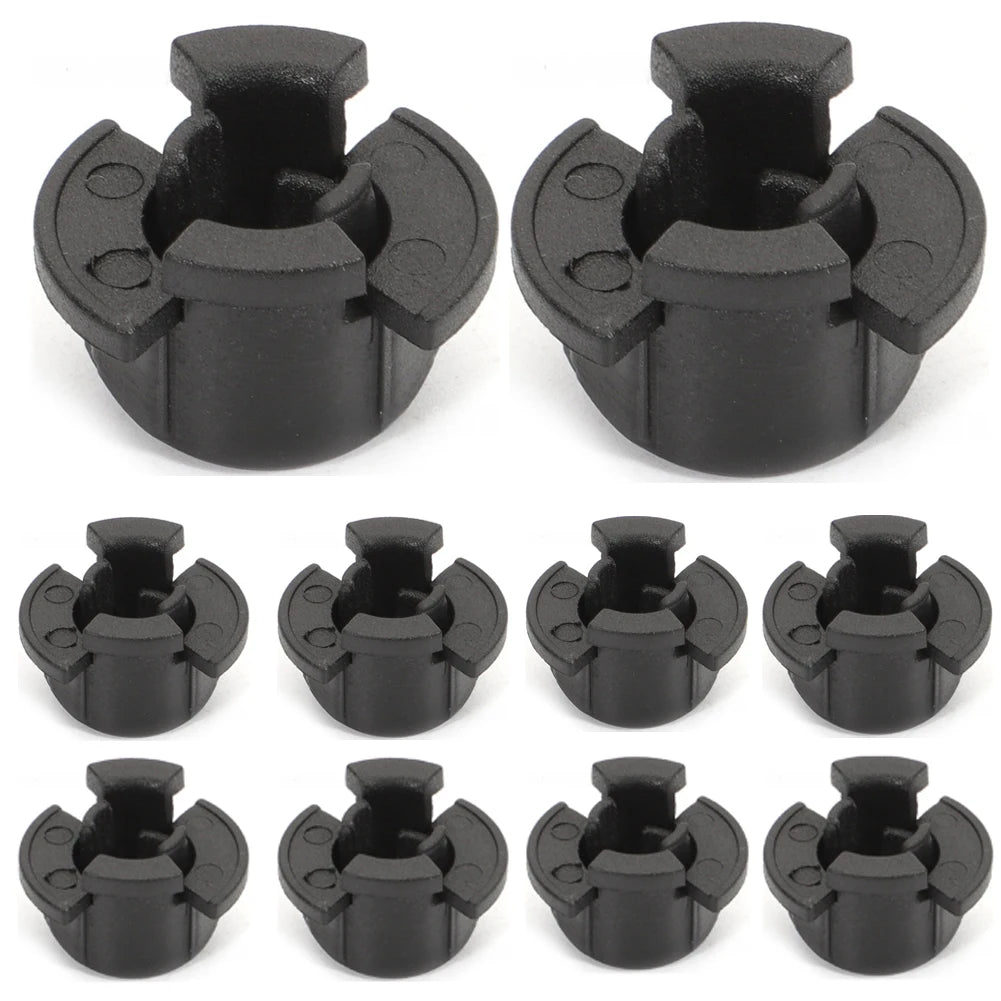 10Pcs Car ACC Sensor Control Module Bracket Clip Buckle Holder Set 0203009002 Plastic Sensor Control Unit Mounting Clip