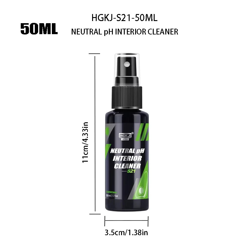 Car Interior Cleaner Agent Ceiling Cleaner Leather Flannel Woven Fabric Water Free Mu lifestyle view