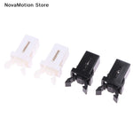 [NM]10Pcs Trash Can Plastic Lock Self-Locking Switch Replacement Catch Compatible Touch Lid Bin Latc