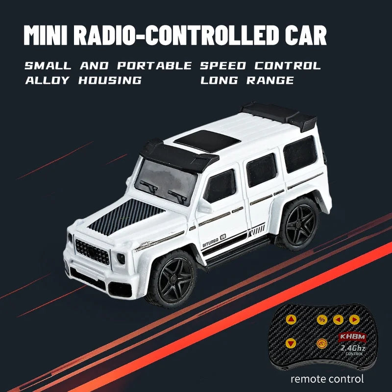 New RC Car MINI Alloy 1/64 Remote Control Car Convenient to Carry 60 Minutes of Work Tim detail view