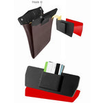 Car Trash Can Hanging Garbage Bin Pu Leather Foldable lifestyle view
