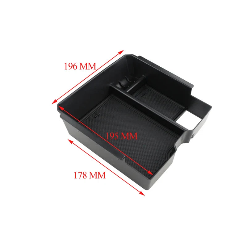 ABS Armrest Storage Box For Ford Ranger Everest 2023 2024 2025 Organiser Centre Con additional angle