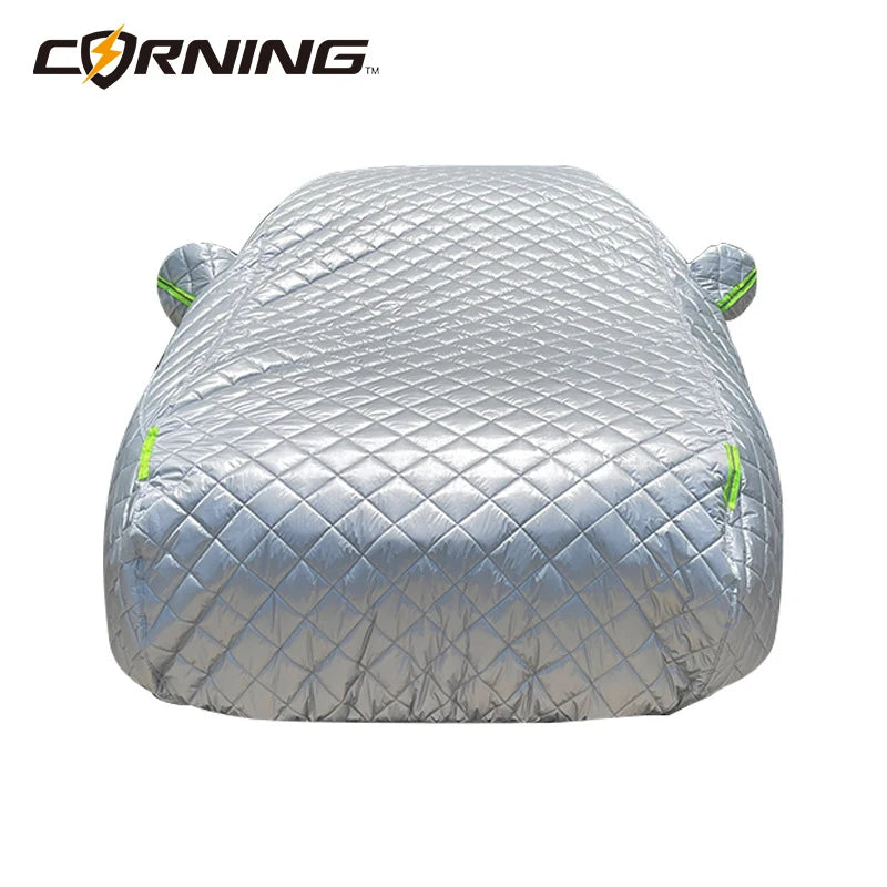 Outdoor Car Cover Thickened All-Weather Protection | Waterproof Snow Sun Hail Cover f alternate view