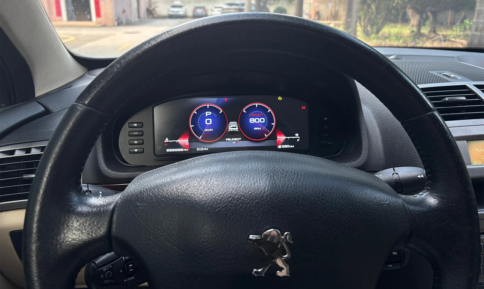 Cluster For Peugeot 407 407SW 2004-2010 | 10.3 Inch Linux Digital Dashboard LCD Dis additional angle