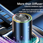 LED Starry Sky Car Diffuser 50ml Aroma Car Flavoring Cologne Air Freshener for Cars Ocean Fragrance Car Scent Air Perfume in Car