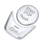 Car Engine Stop Start Central Handbrake P Auto H Button Decorative Cover Trim For BMW 5 Series G30 X3 G01 X4 G02 GT6 Accessories