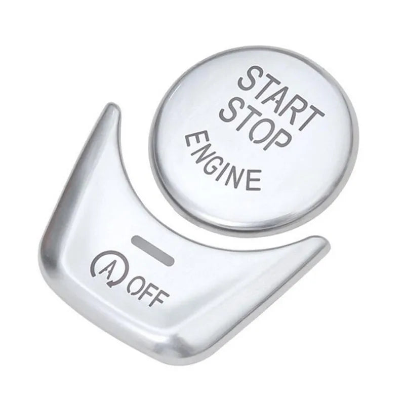 Car Engine Stop Start Central Handbrake P Auto H Button Decorative Cover Trim For BMW 5 Series G30 X3 G01 X4 G02 GT6 Accessories