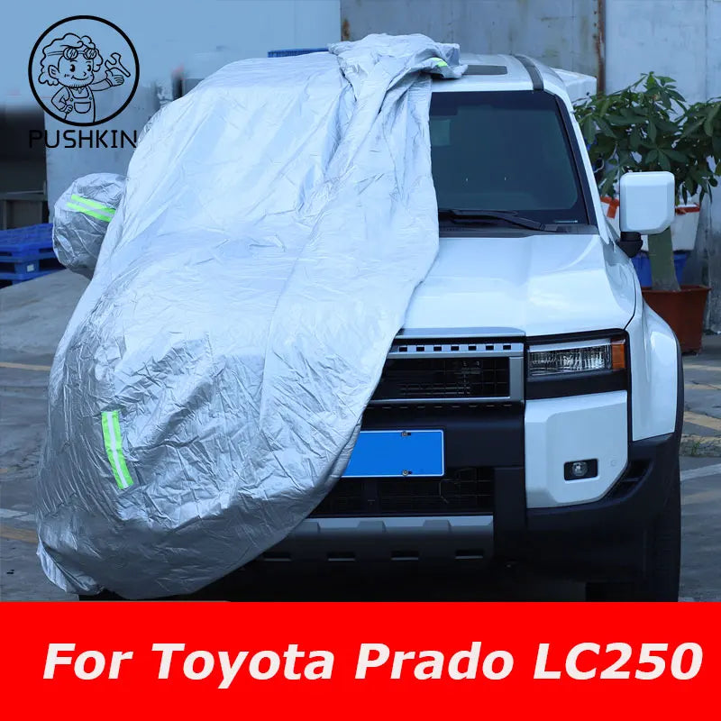 Car Cover For Toyota Land Cruiser Prado LC250 2024 2025 | Outdoor Sun Shade Anti-UV Rain Snow Fog Re