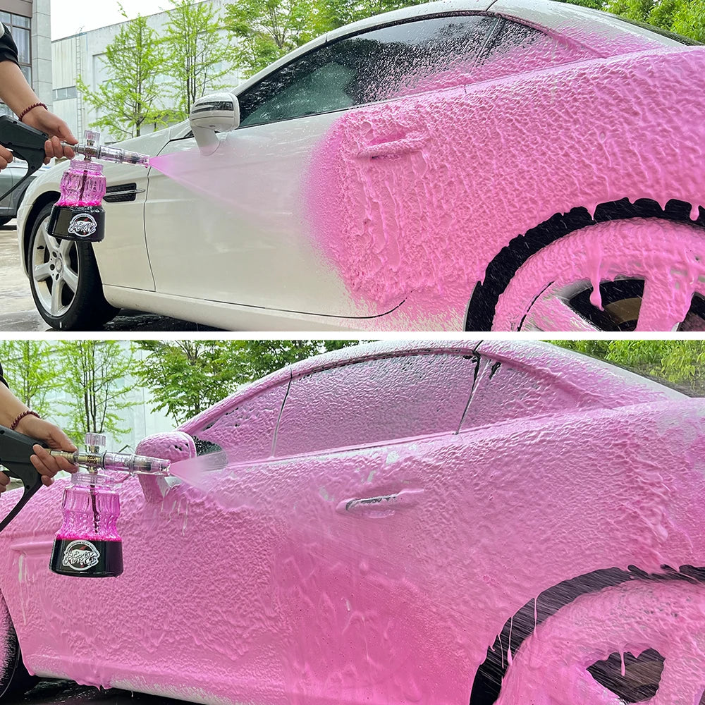 Aluminum Foam Lance Car Wash Foam Maker | Pressure Washer Foam Cannon additional angle