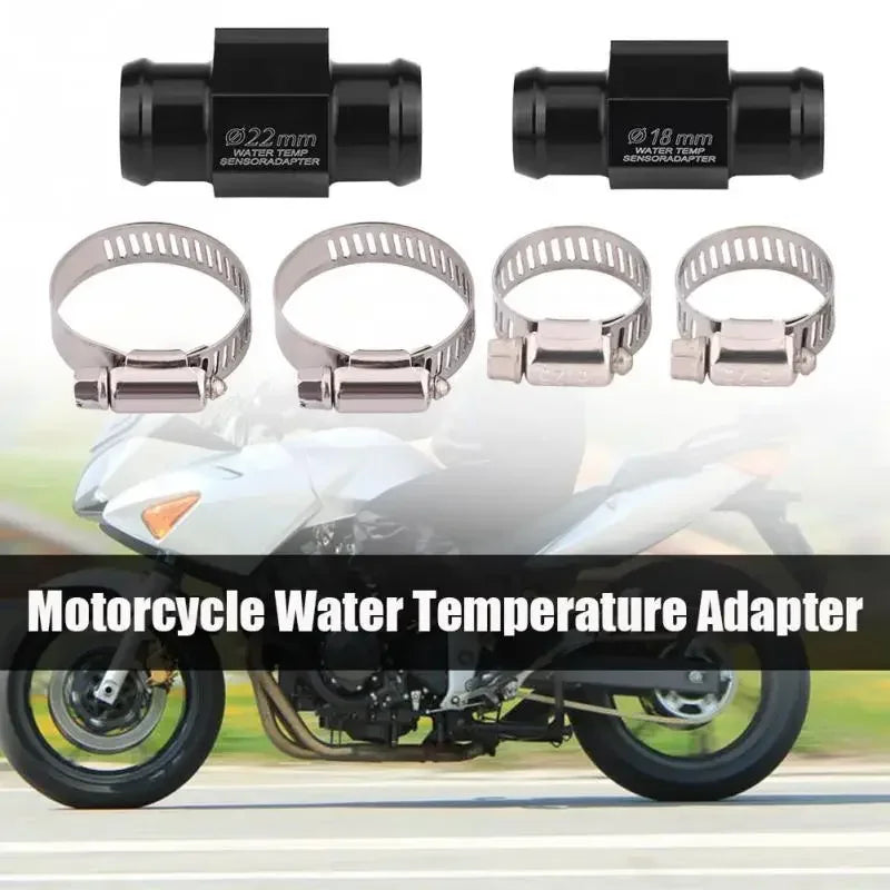 Universal Motorcycle Water Temp Gauge Adapter | Aluminum Alloy Sensor Joint Pipe fo additional angle