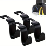 Multifunctional Car Headrest Hook Hidden Rear Seat Hanger Universal In-Car Storage Pe alternate view