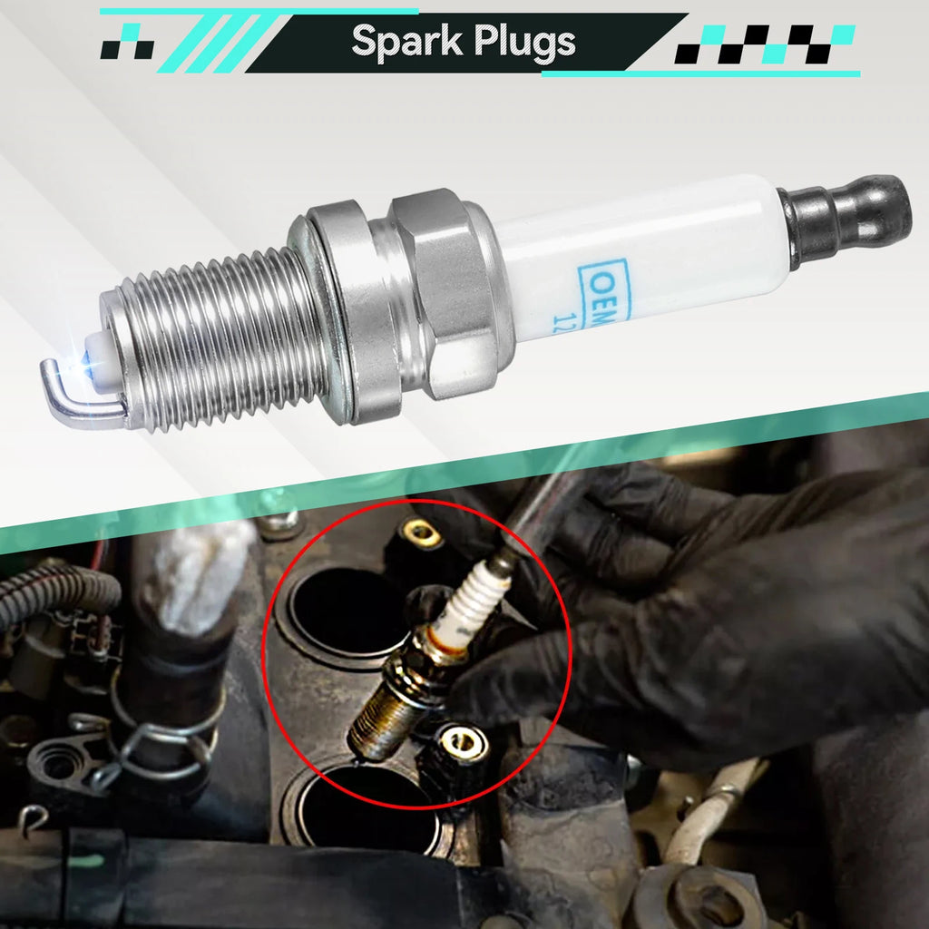 4Pcs OEMASSIVE 55576026 Iridium Spark Plugs （1.4L L4）For Chevrolet Trax Sonic Cruze 2011-2015 Opel ASTRA CORSA INSIGNIA Vauxhall