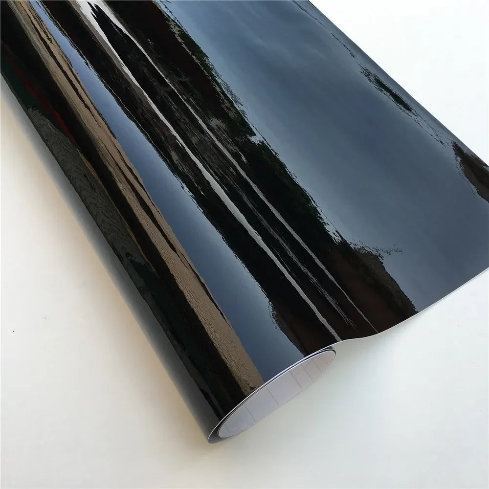 Ultra Glossy Black Vinyl Wrap Car Film Car Wrapping Film Foil Bubble Free For Car Sti alternate view