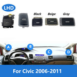 Ruili190 AC Air Conditioner Vent Outlet For HONDA CIVIC 2006 2007 2008 2009 2010 2011 Car Styling Air Conditioning Grille Outlet