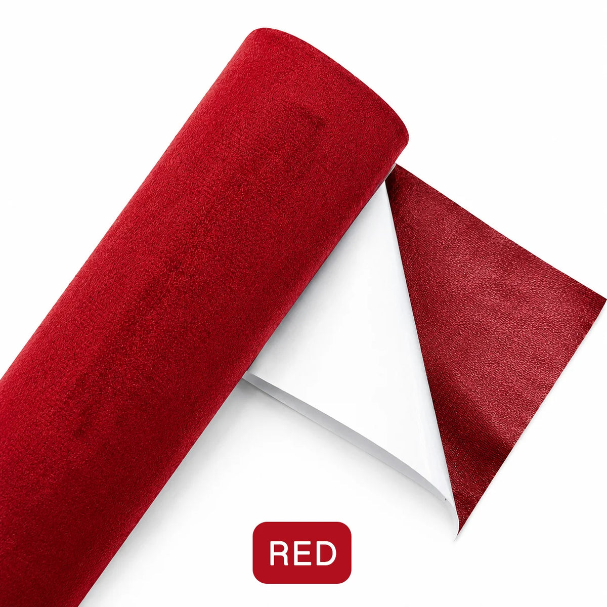10-200cm Suede Self Adhesive Velvet Leather Elastic Patch Fabric Tape DIY Car Interior D detail view