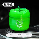 Apple Car Fragrance Decoration Car Air Freshener Fruit Flavor Solid Fragrance Decoration
