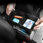 For Honda Civic 11th Gen 2021~2023 Central Armrest Storage Box Black Organizer Tray Fo close-up view