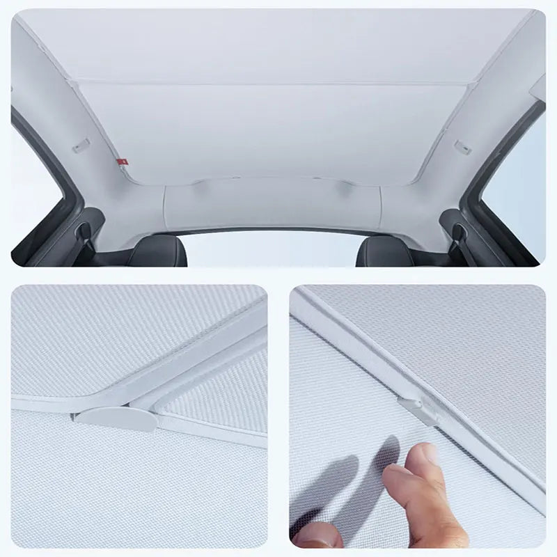Skylight Sunshade for Tesla Model Y Juniper 2025 | Nano Ice Crystal Heat Insulation lifestyle view