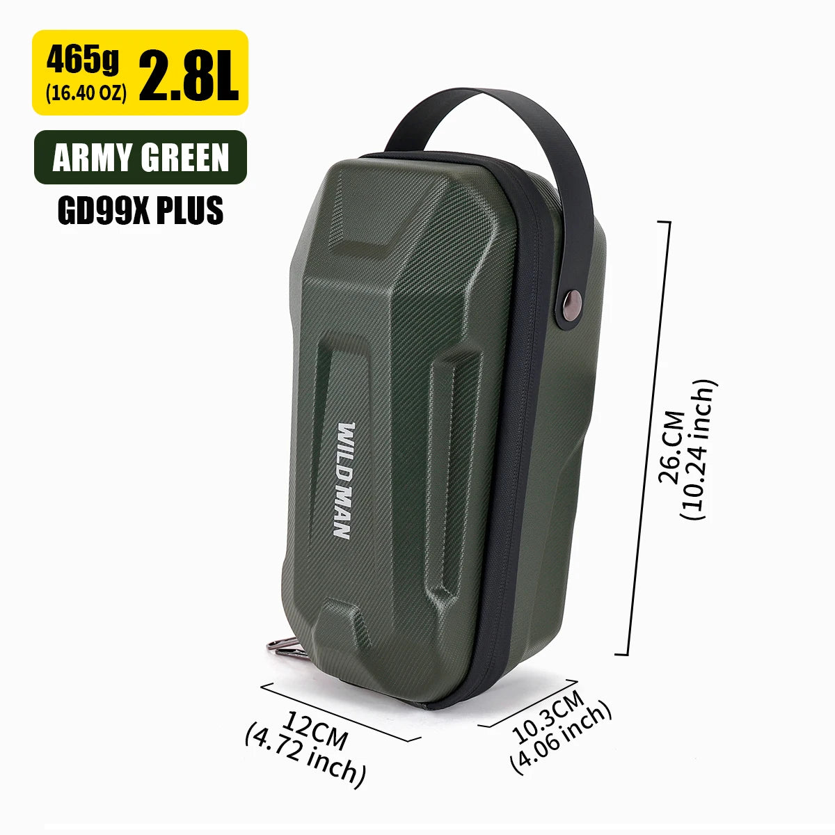 WILD MAN Anti-Theft Electric Scooter Bag Bike Front Fork Pouch Quick Release Hard S additional angle