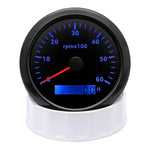 85mm Digital LED Tachometer | 7 Color Backlight Gauge for Marine Boat Motorcycle Car alternate view