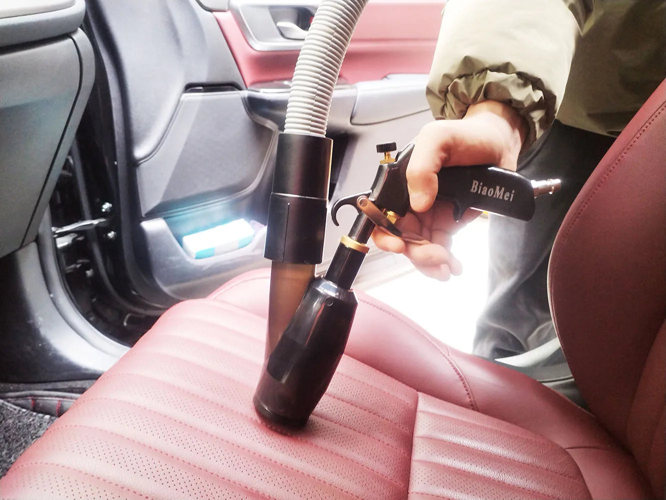 Car Interior Detailing Tornado Air Blow Gun | Cleaning Tool for Dust and Dirt additional angle