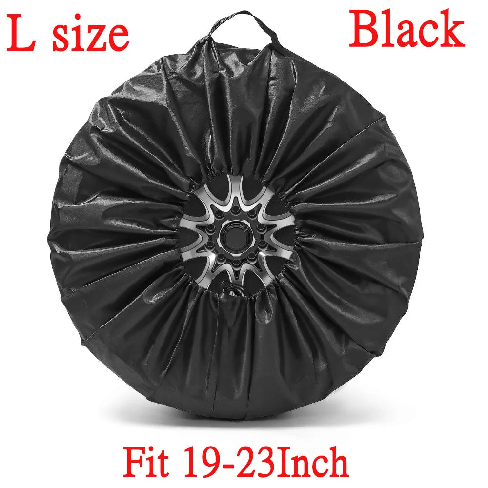 Spare Tire Cover Case | Waterproof Wheel Storage Bag for Vehicle Protection lifestyle view