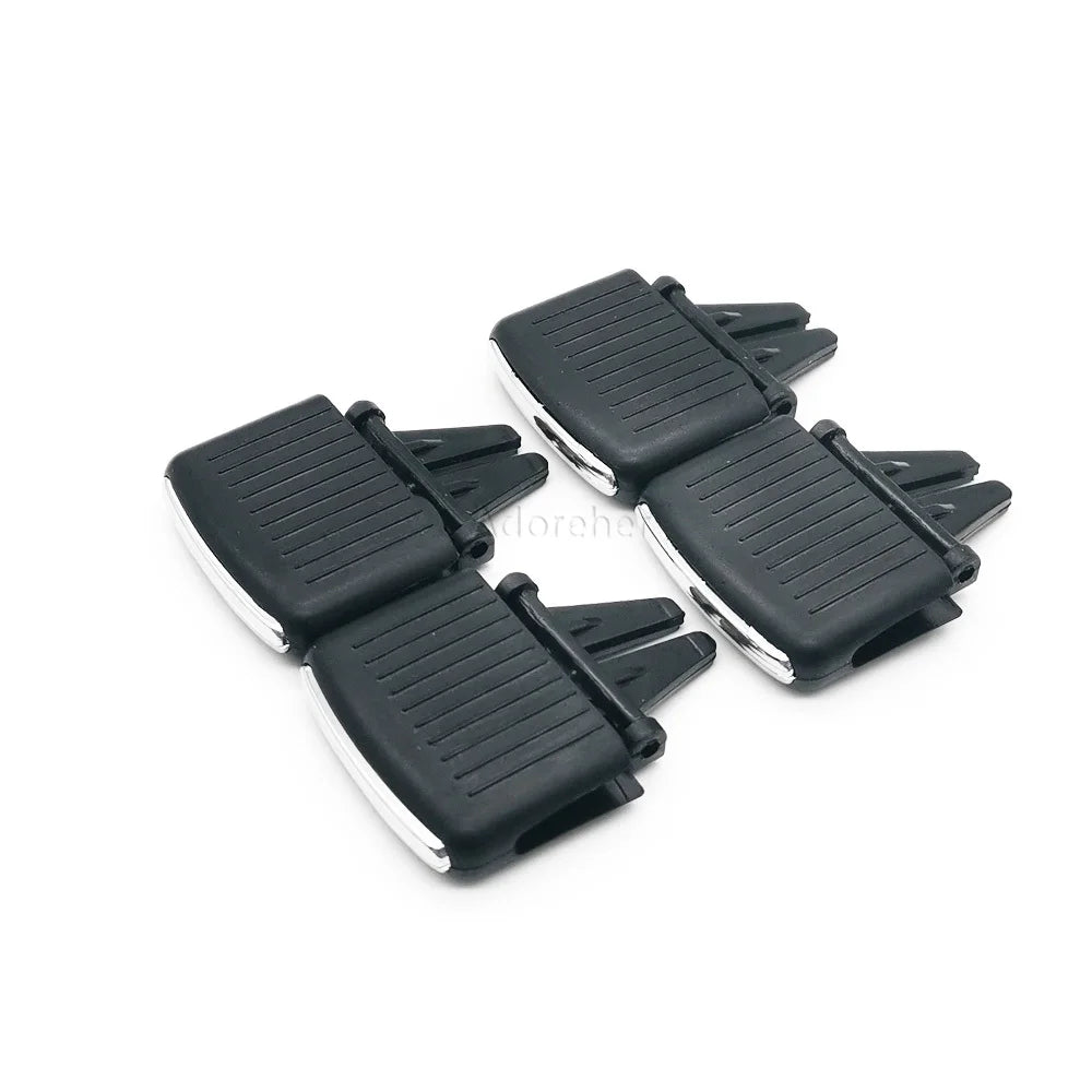 4 PCS Car Front Air Conditioning AC Vent Grille Slider Outlet Tab Clip Fit For VW Golf 5 Sagitar Jetta MK 5