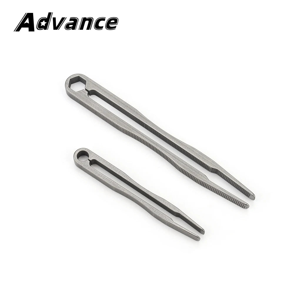 S/M Tweezer Titanium Alloy Clip Portable Nipper EDC Outdoor Tool alternate view