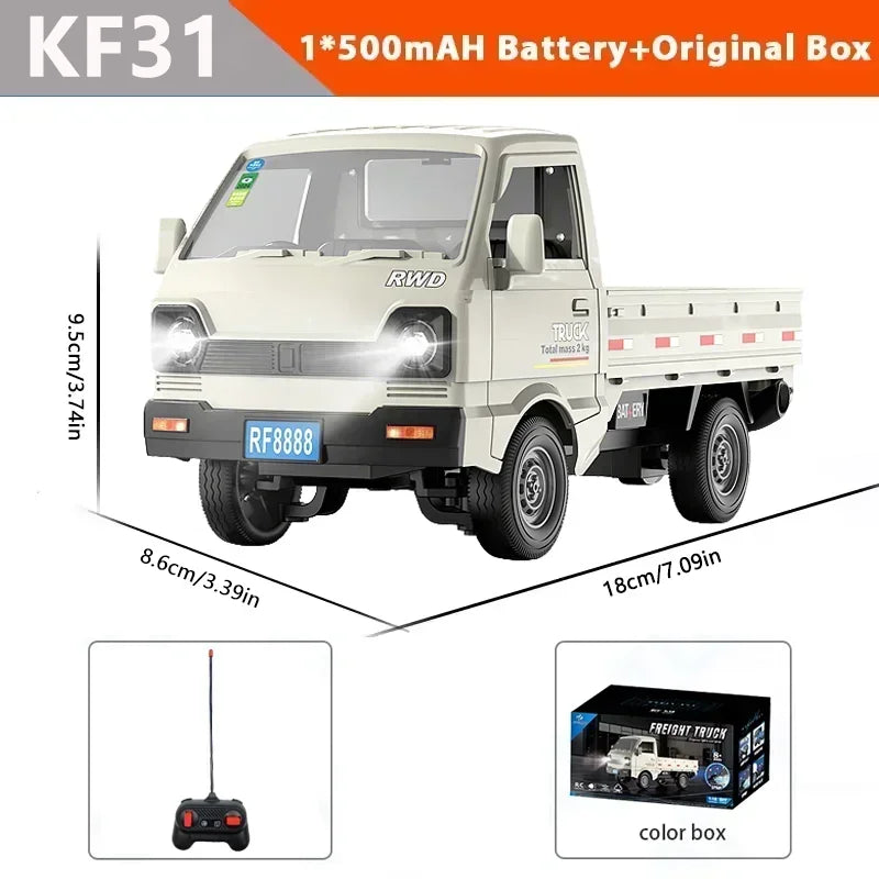 1:16 Scale 4×4 RC Car K31 2.4G Alloy Remote-Controlled Climbing Truck Drifting Electri close-up view