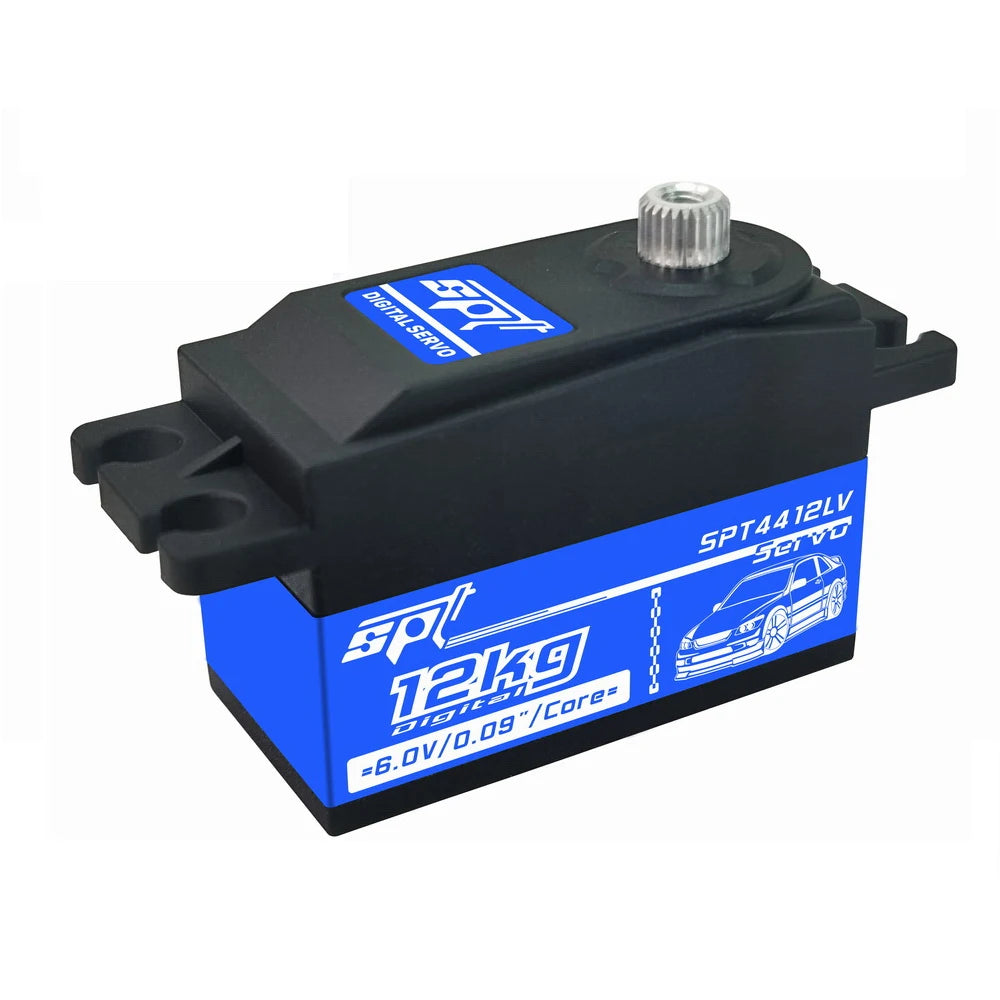 Metal Gear Low Profile Digital Servo SPT4412LV 180° for 1:10 1:12 RC Car alternate view